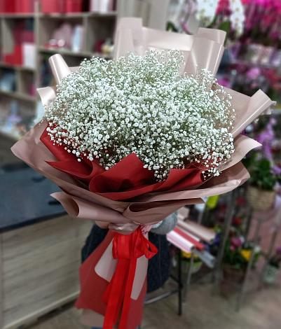 Букет цветов из: Гипсофила в Мамхегском