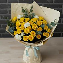 Букет цветов из:  Розы #REPLACE_PRED# Мамхегском