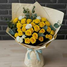 Букет цветов из:  Розы в Мамхегском