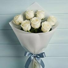 Букет 7 Белых роз Эдлесс Лав #REPLACE_PRED# Мамхегском
