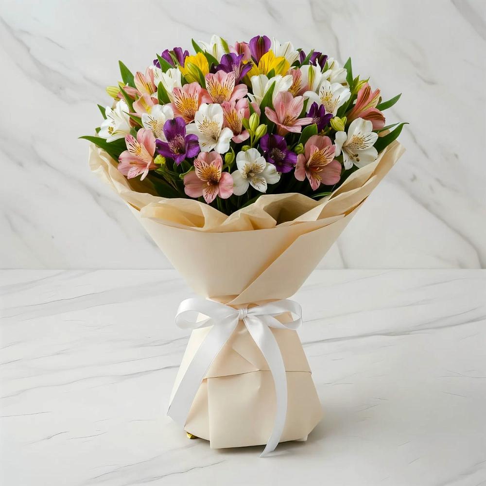 Букет цветов из: Альстромерии в Мамхегском