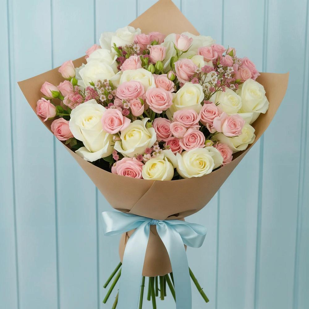 Букет цветов из: Розы в Мамхегском