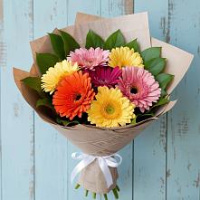 Букет цветов из:  Герберы #REPLACE_PRED# Мамхегском
