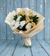 Букет цветов из:  Розы и Хризантемы в Мамхегском