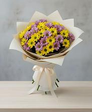 Букет цветов из:  Хризантемы в Мамхегском
