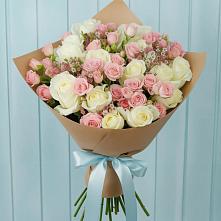 Букет цветов из:  Розы в Мамхегском